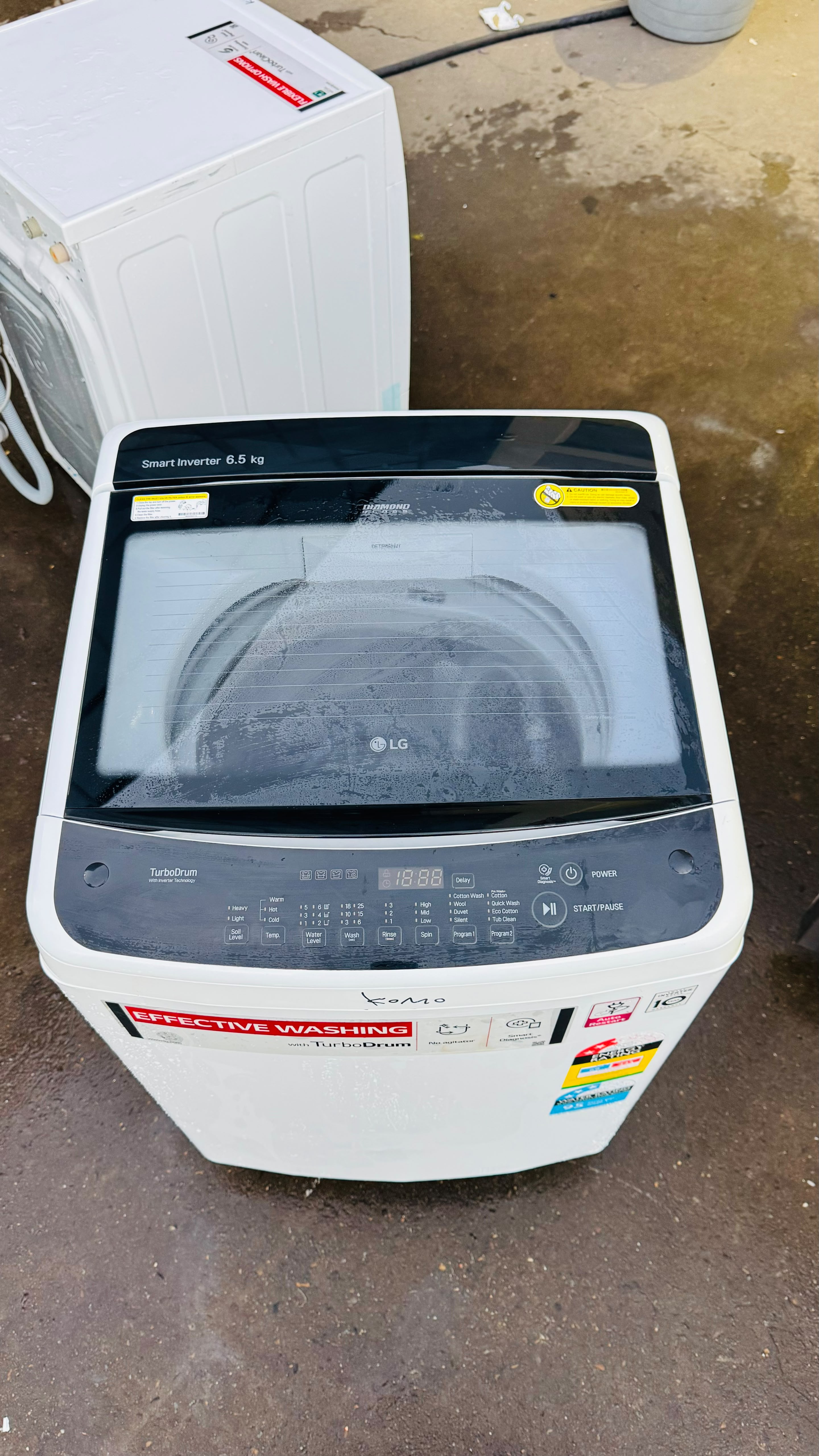 LG 6.5KGS TOP LOADER WASHING MACHINE