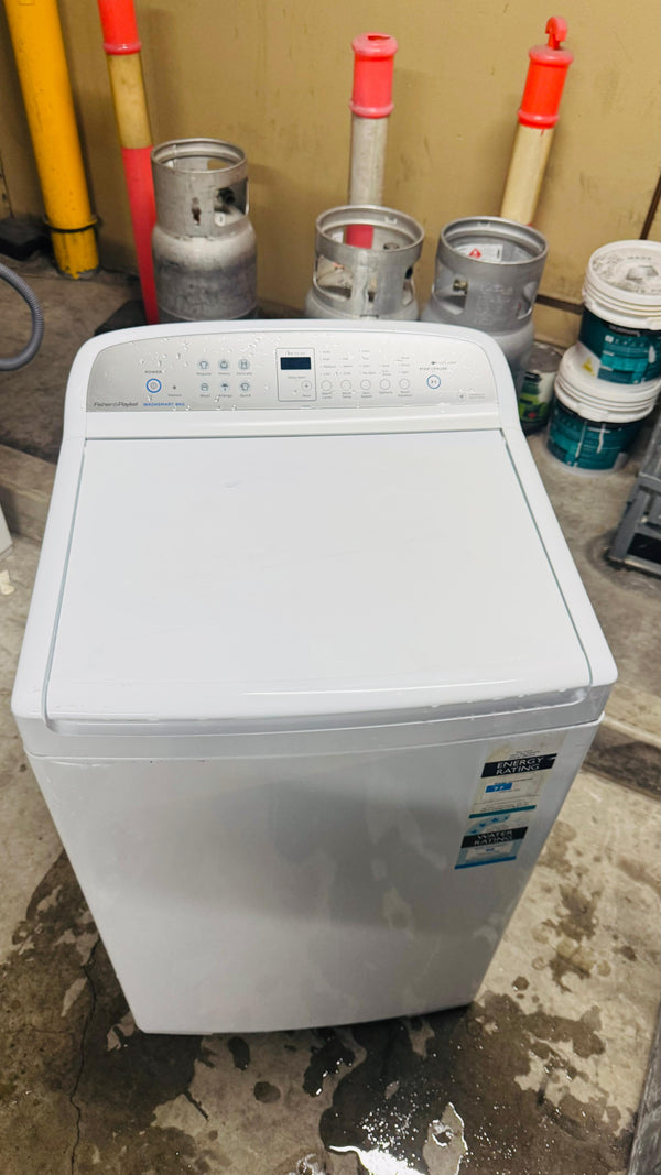 FISHER AND PAYKEL 8 KGS TOP LOADER WASHING MACHINE