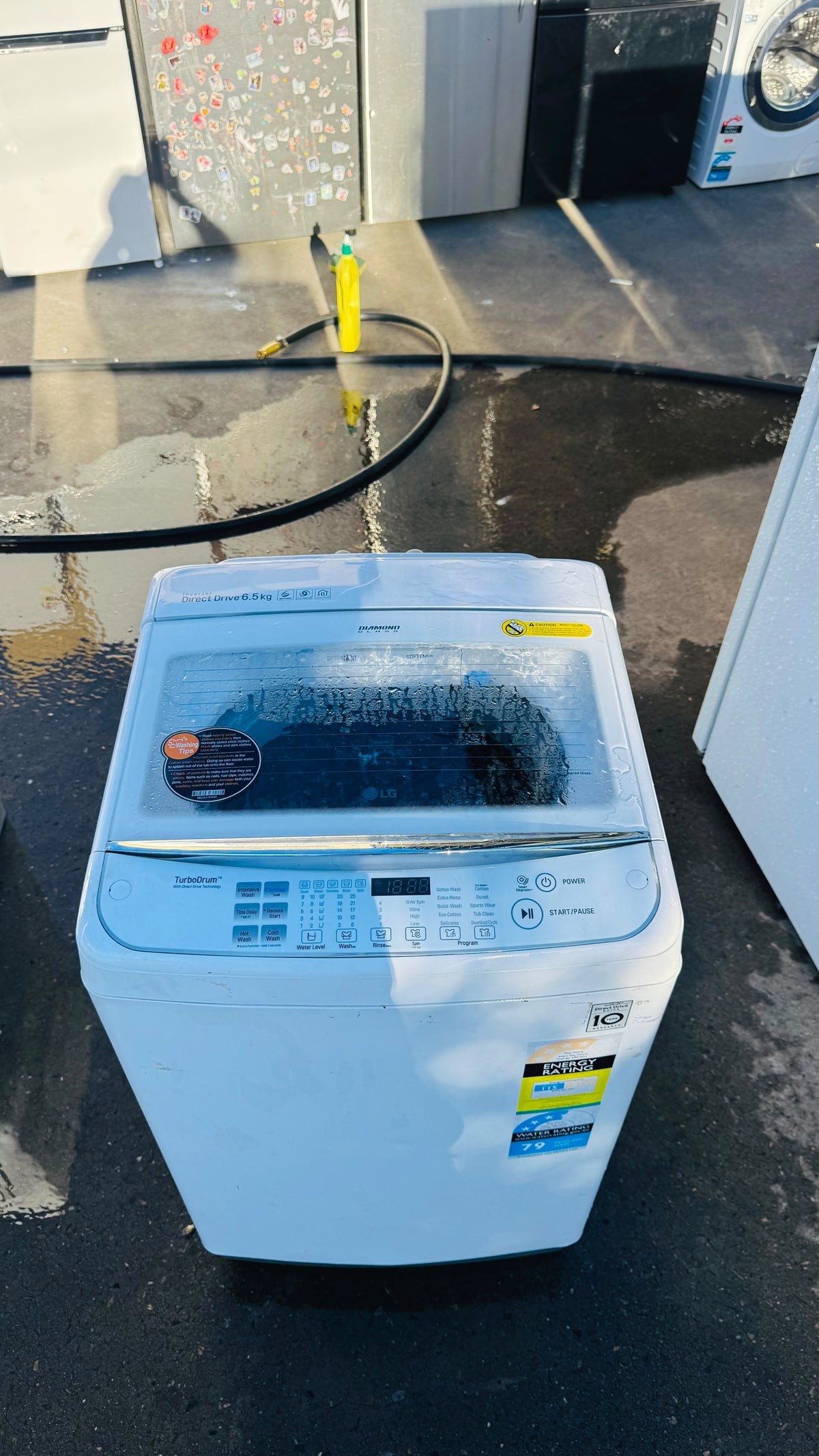 LG 6.5KGS TOP LOADER WASHING MACHINE