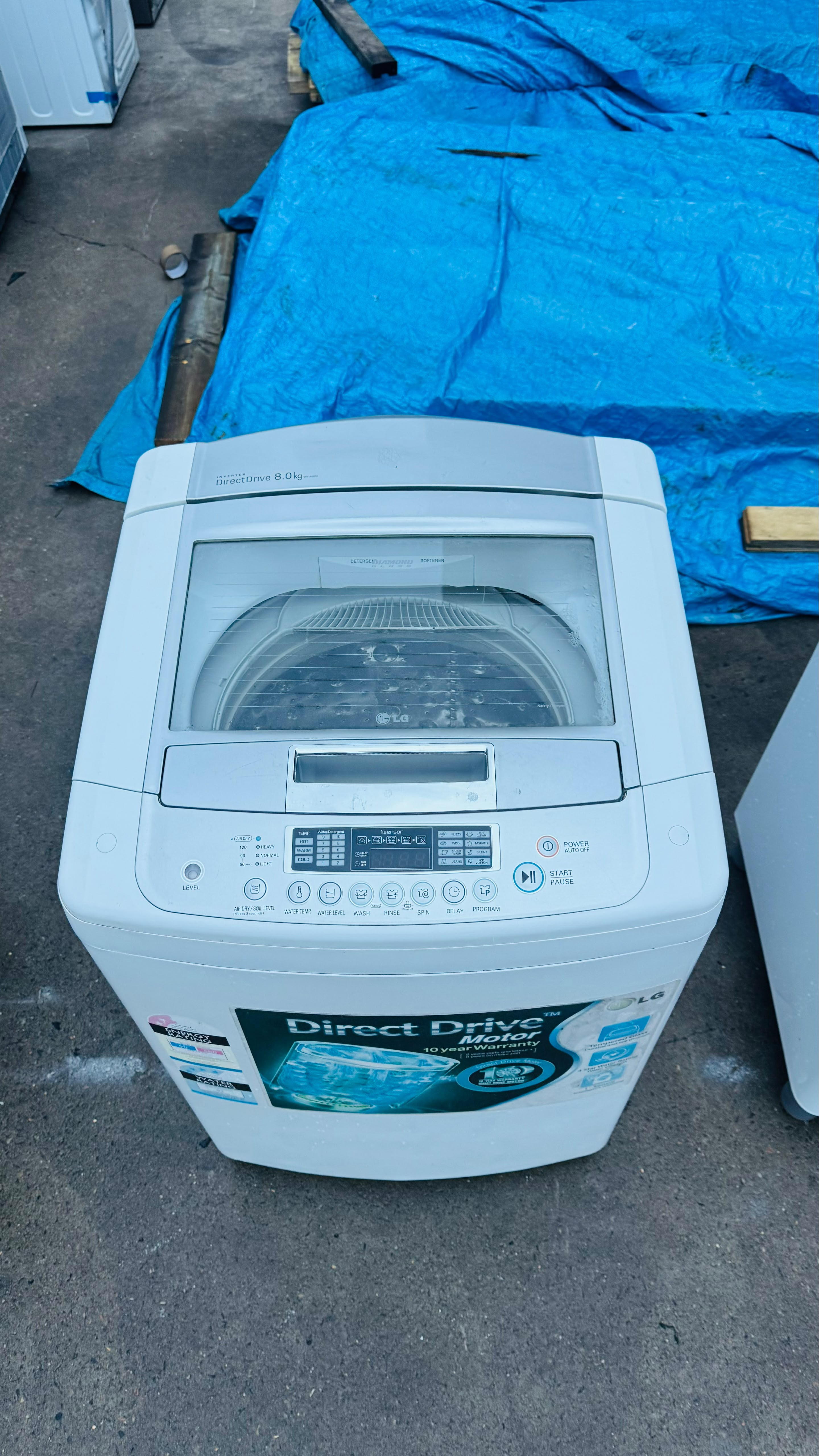 LG 8KGS TOP LOADER WASHING MACHINE