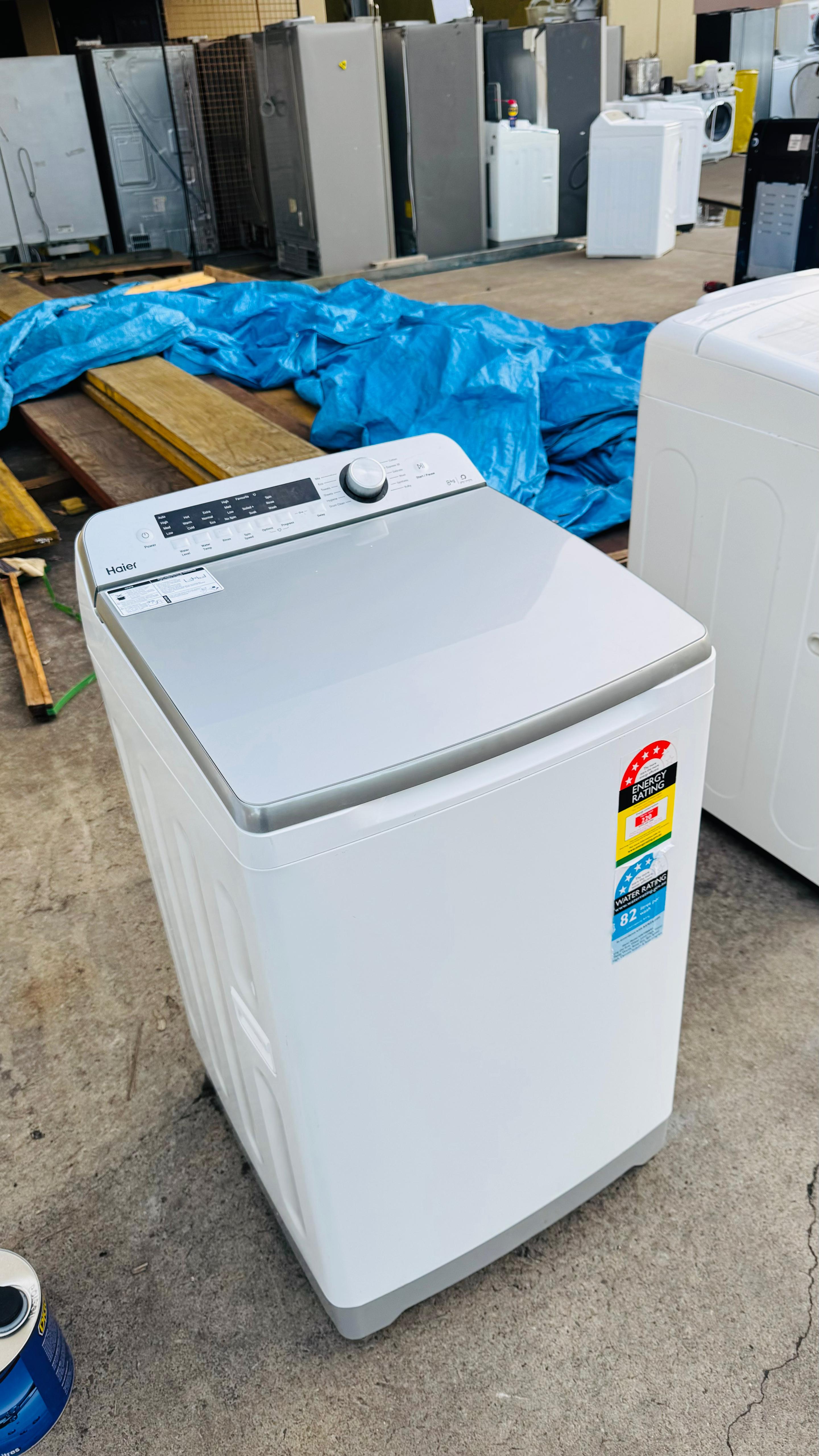 HAIER 8 KGS TOP LOADER WASHING MACHINE