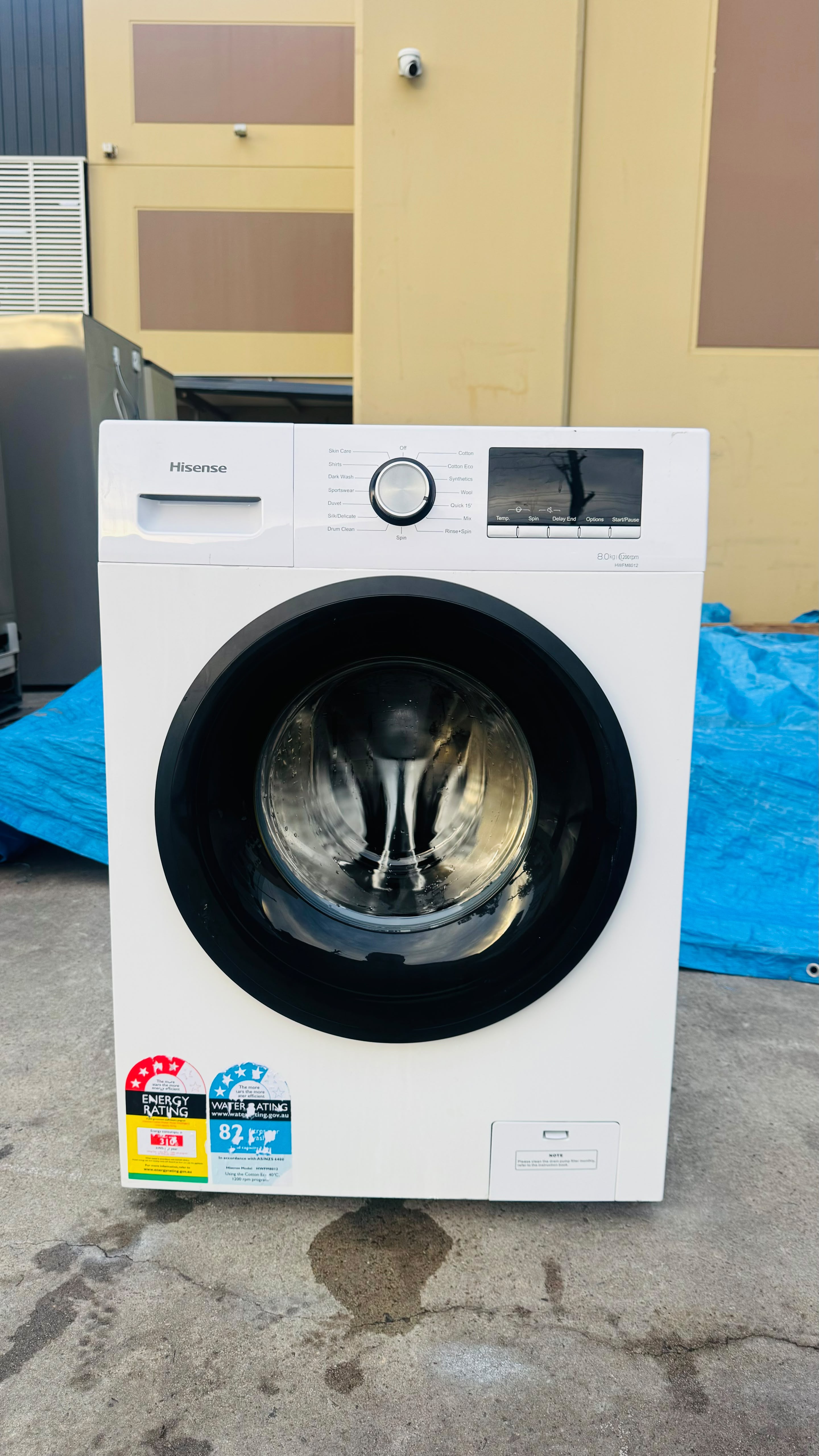 HISENSE 8KGS FRONT LOADER WASHING MACHINE