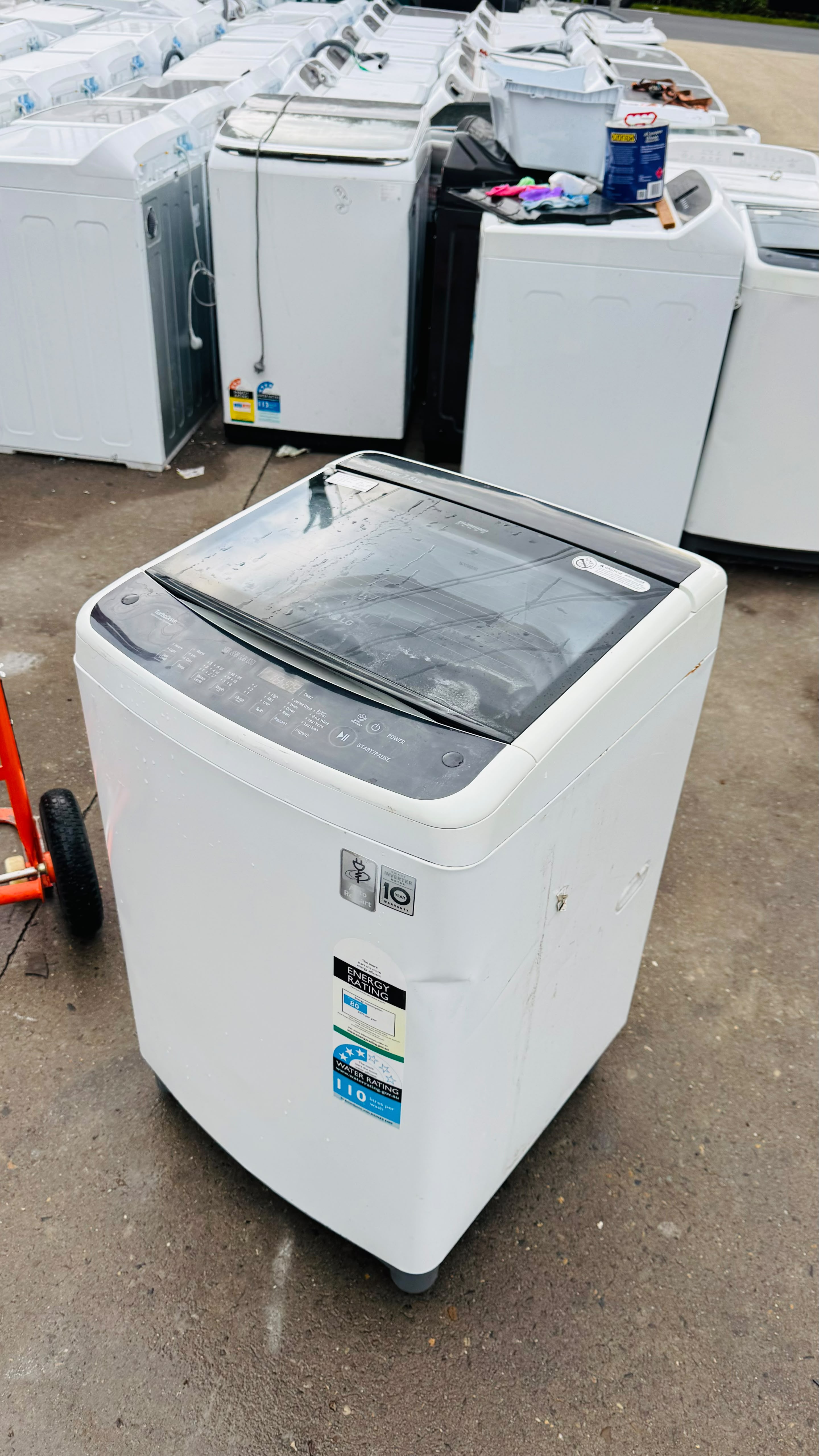 LG 7.5KGS TOP LOADER WASHING MACHINE