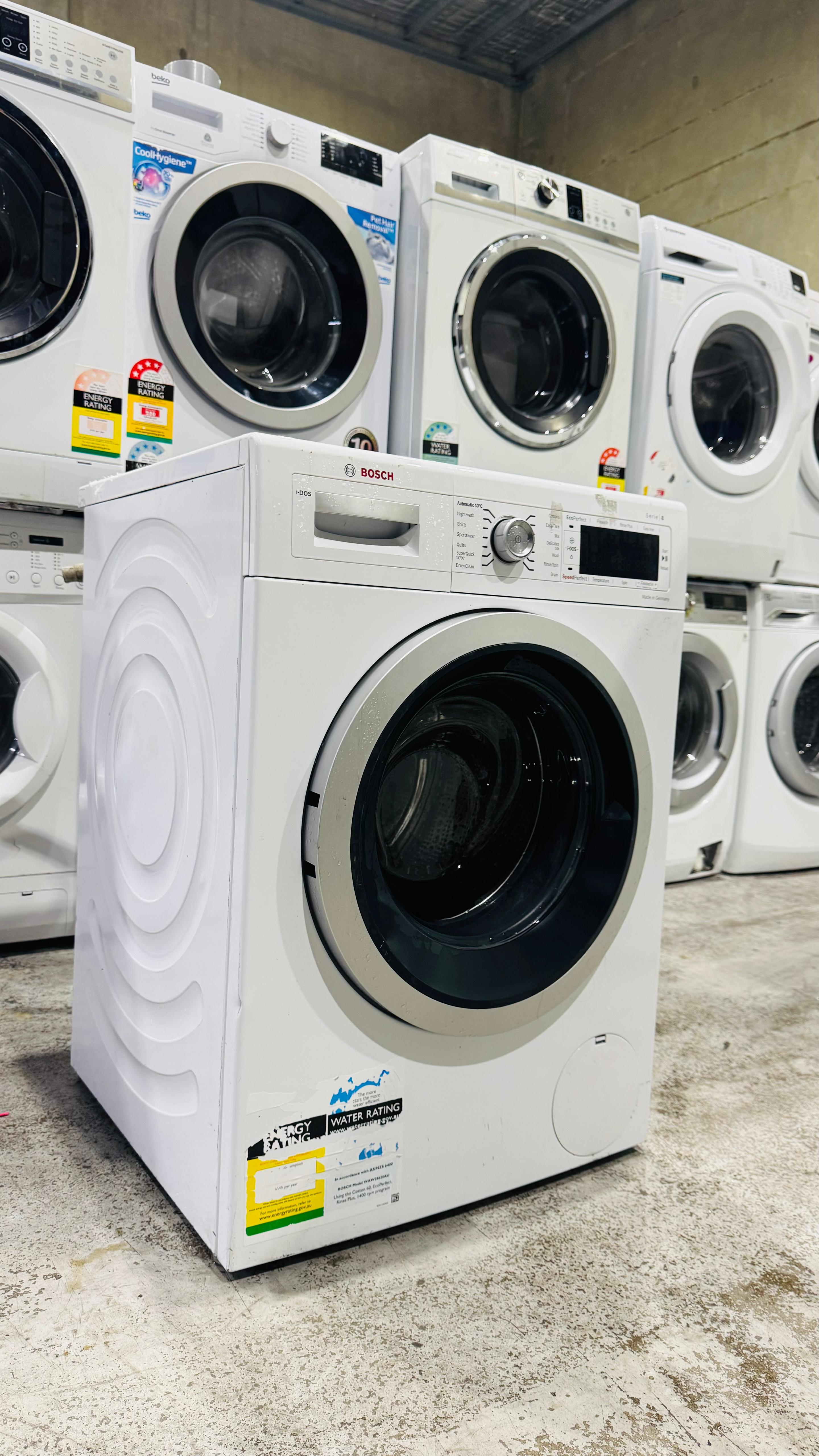 BOSCH 9 KGS FRONT LOADER WASHING MACHINE