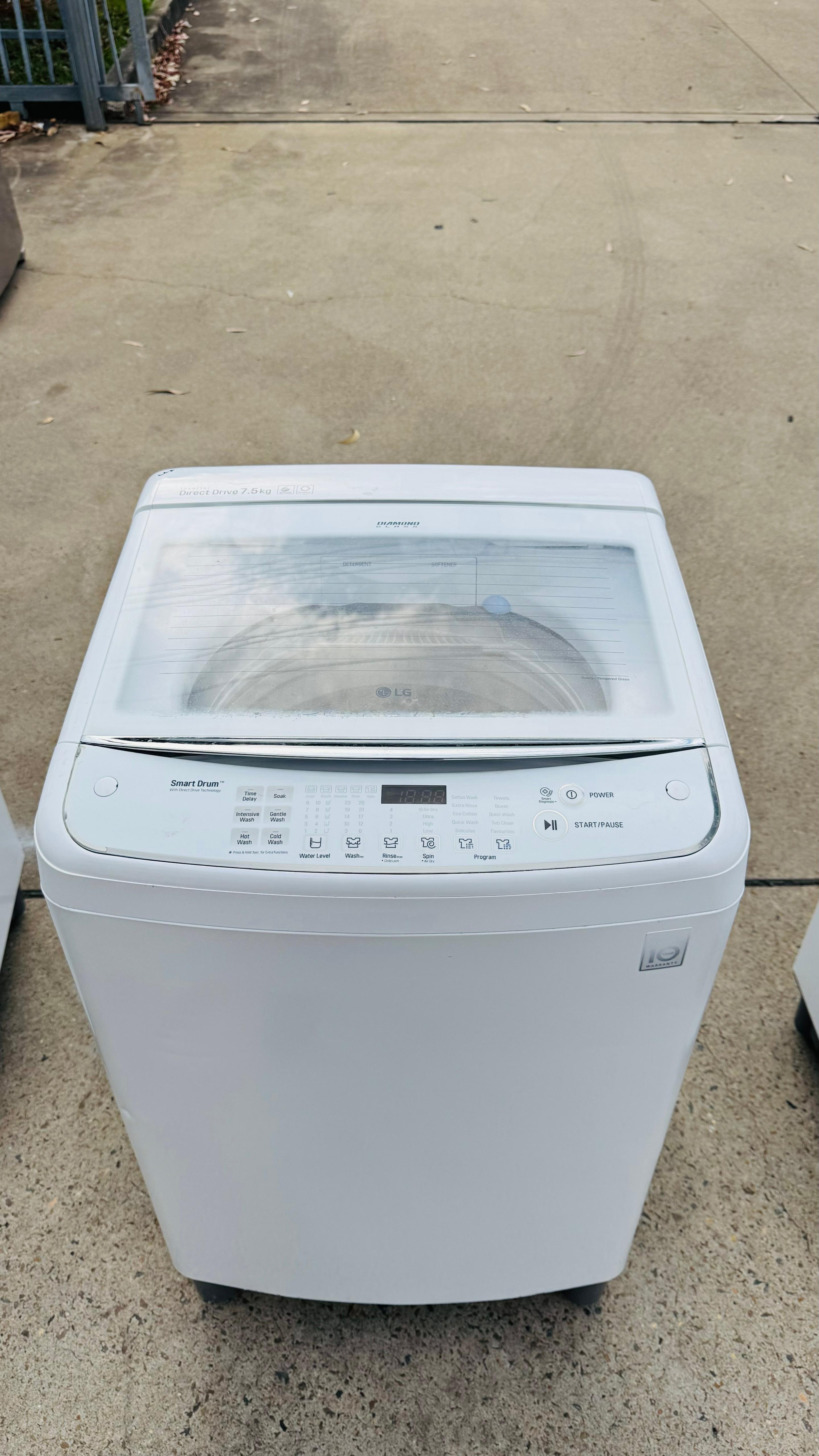 LG 7.5KGS TOP LOADER WASHING MACHINE
