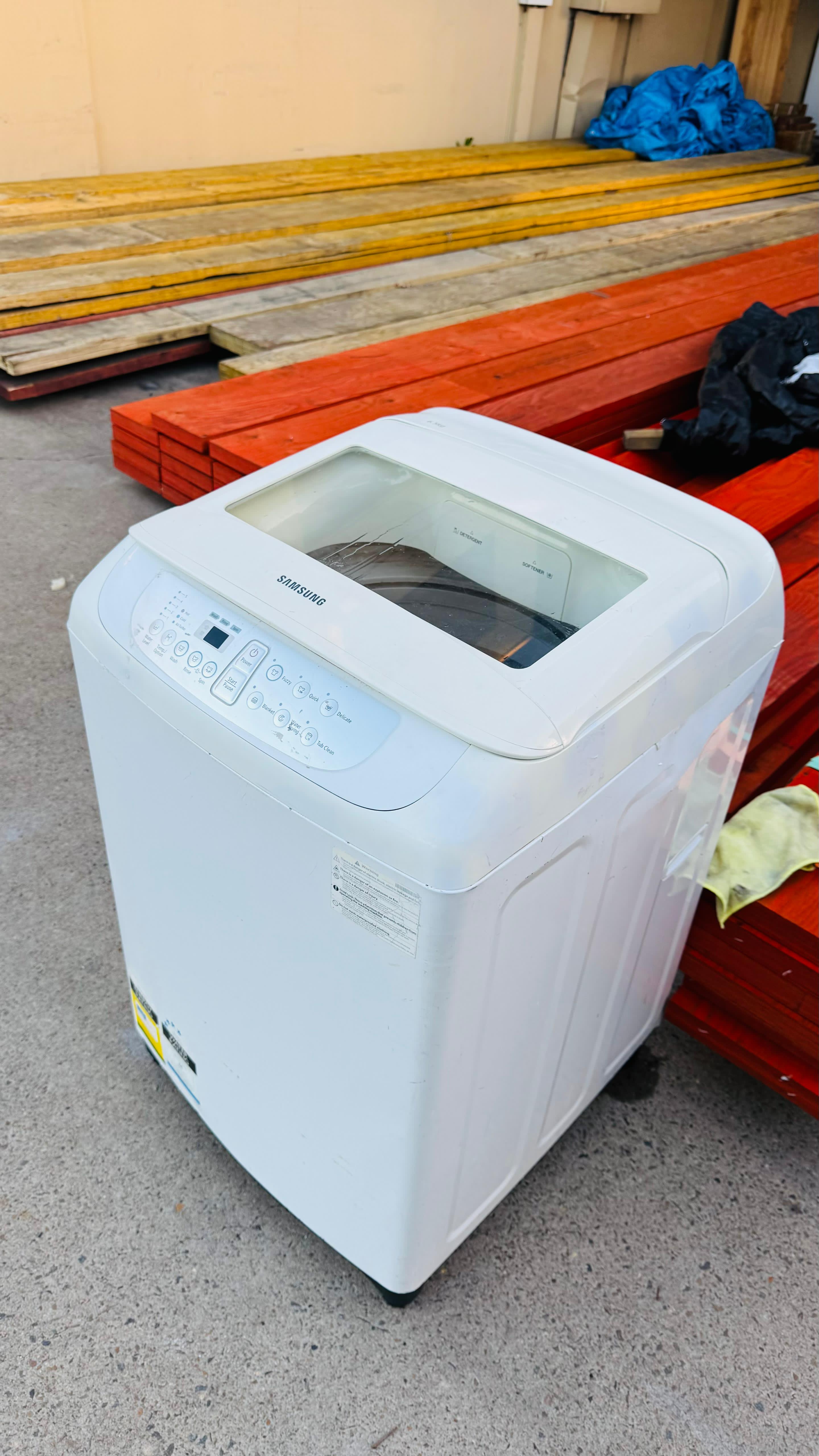 SAMSUNG 6.5KGS TOP LOADER WASHING MACHINE
