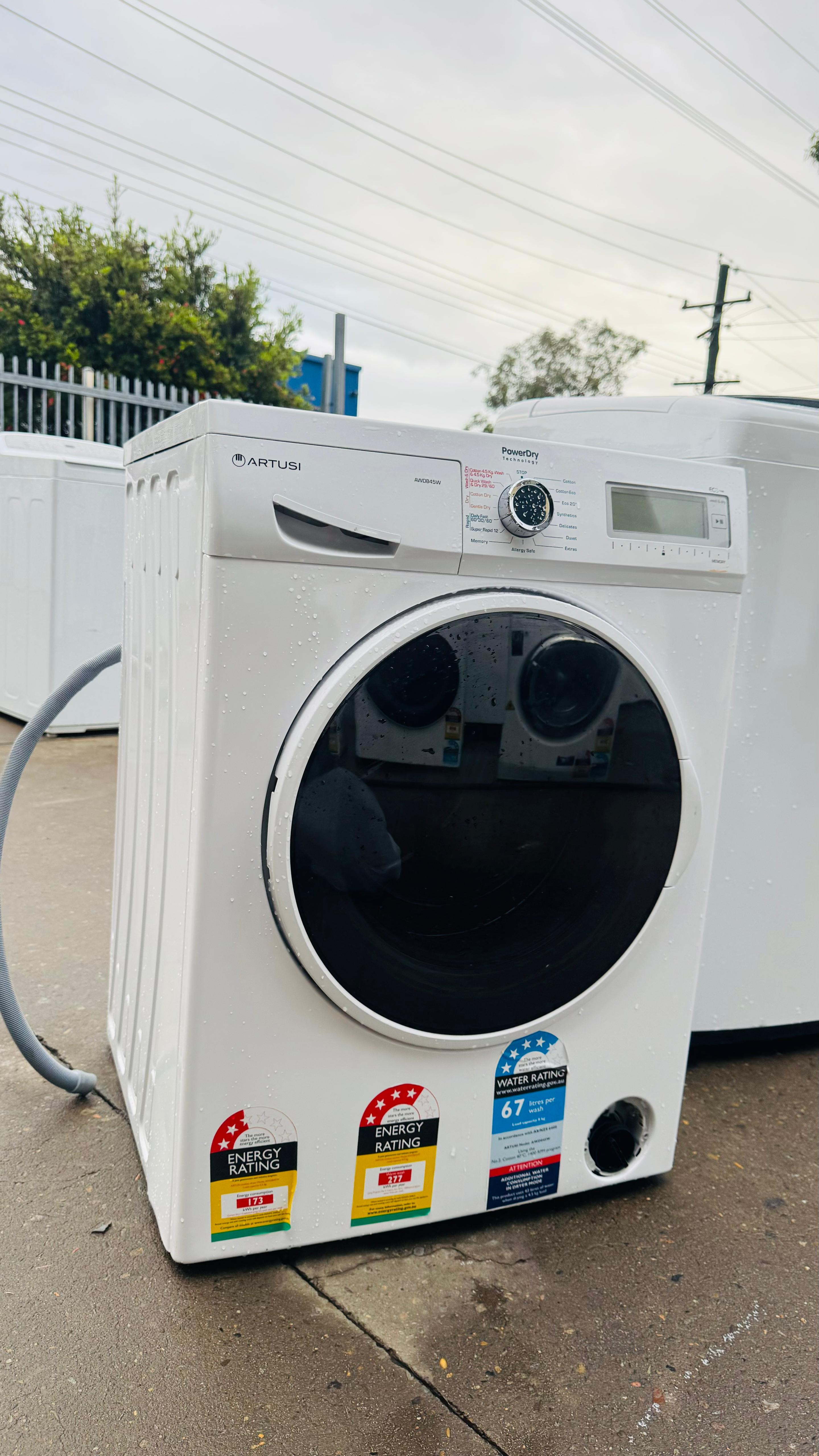 ARTUSI 8KGS FRONT LOADER WASHING MACHINE