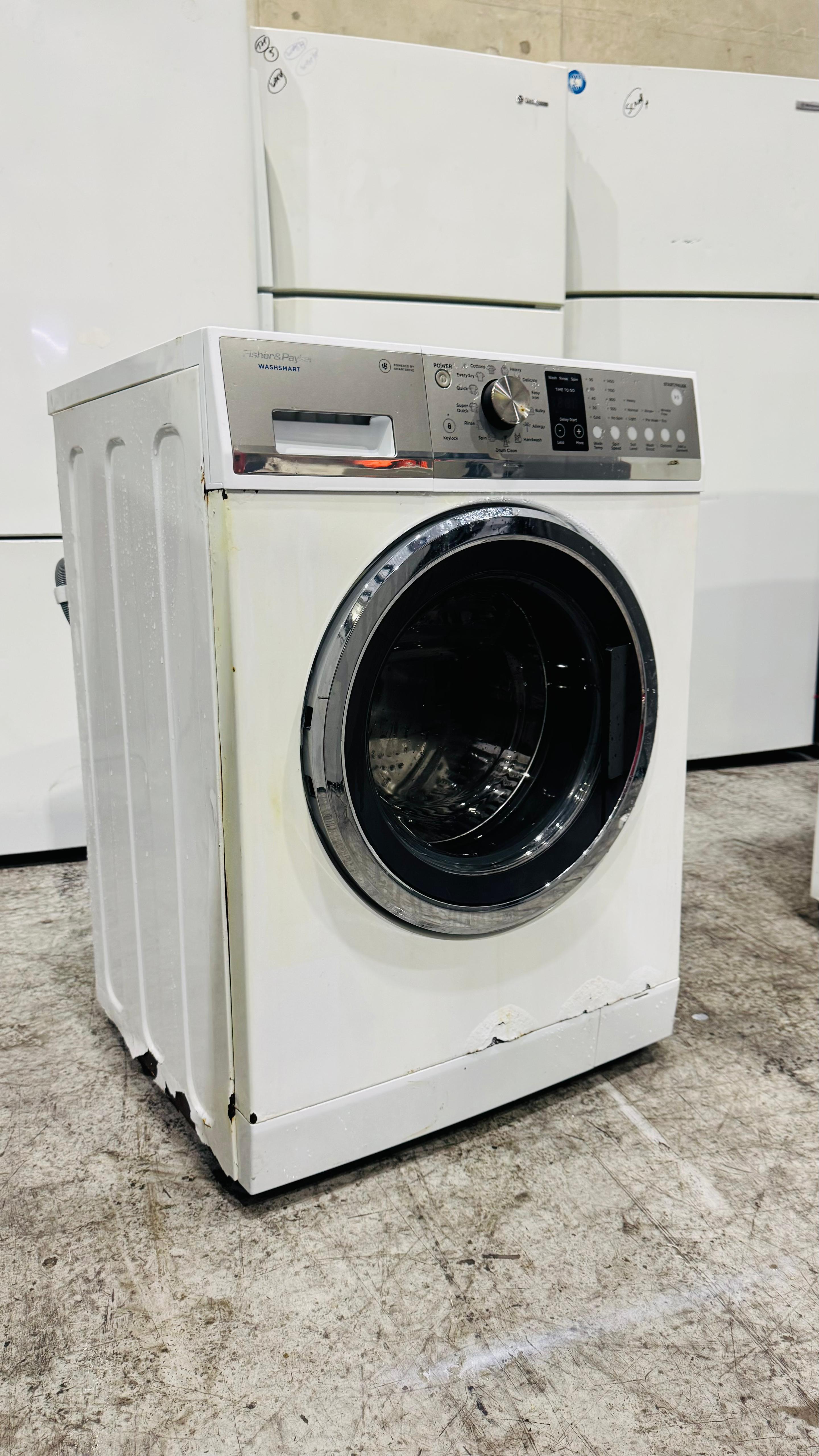 FISHER AND PAYKEL 7.5 KGS FRONT LOADER WASHING MACHINE