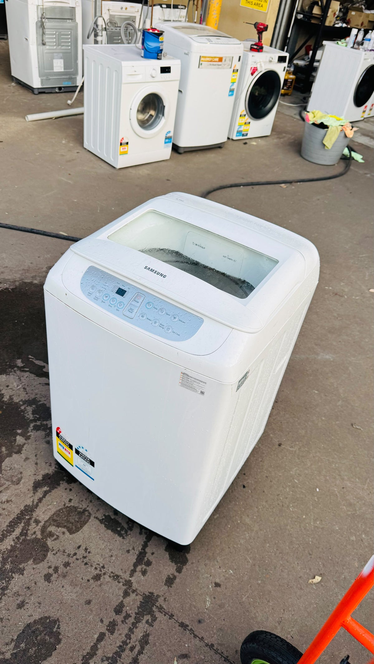 SAMSUNG 6.5KGS TOP LOADER WASHING MACHINE