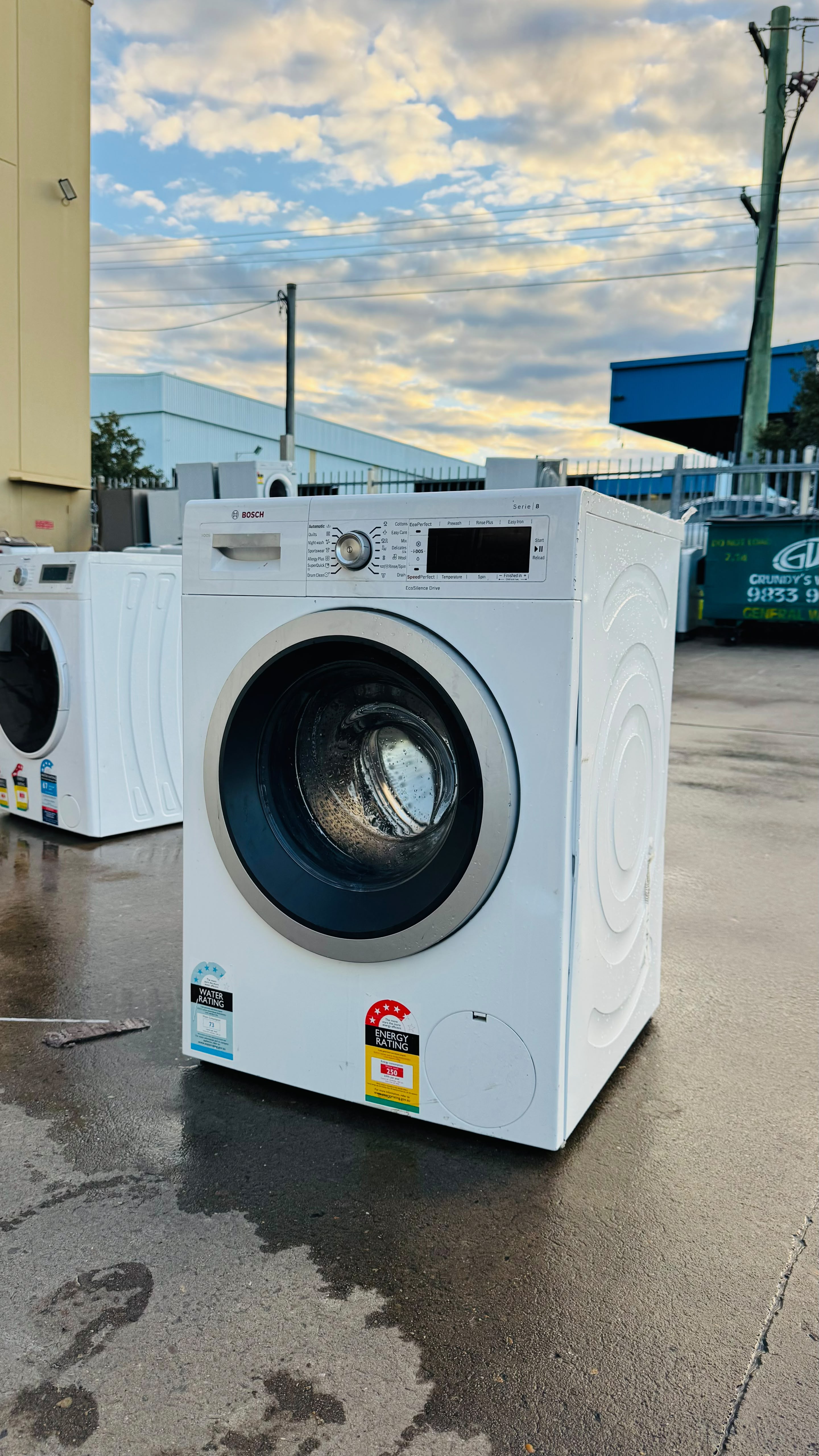 BOSCH 8.5KGS FRONT LOADER WASHING MACHINE