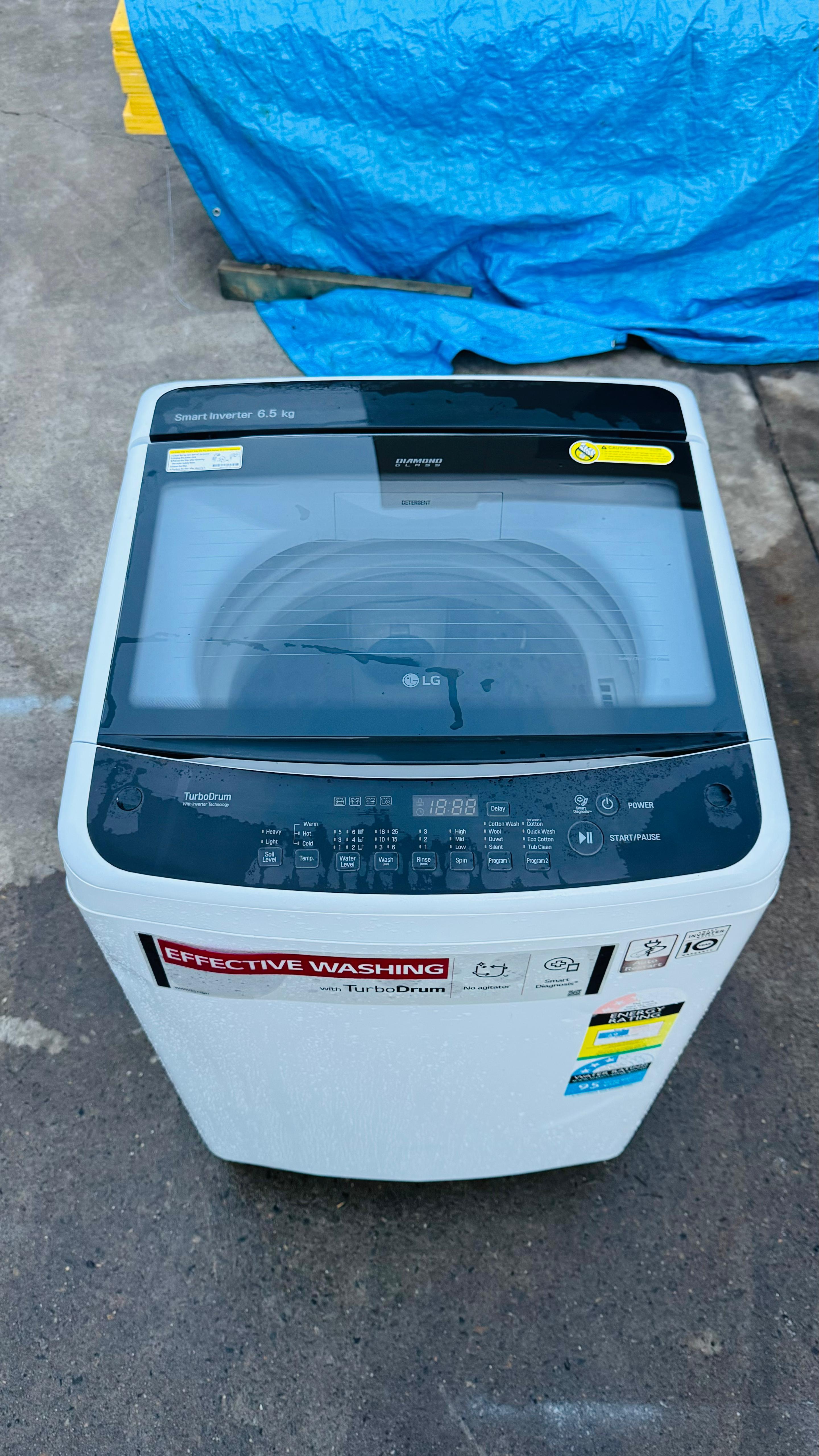 LG 6.5KGS TOP LOADER WASHING MACHINE