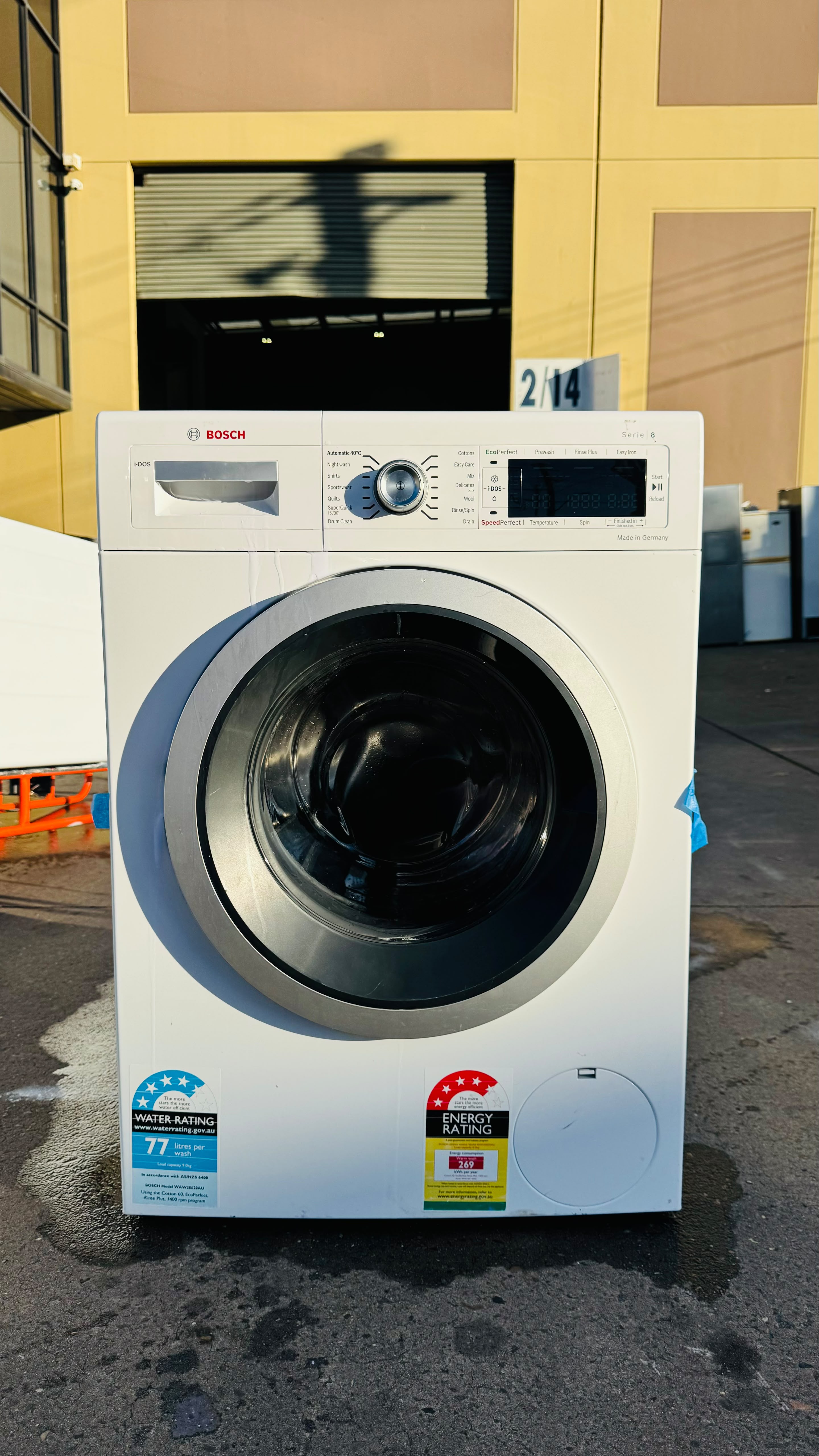BOSCH 9KGS FRONT LOADER WASHING MACHINE