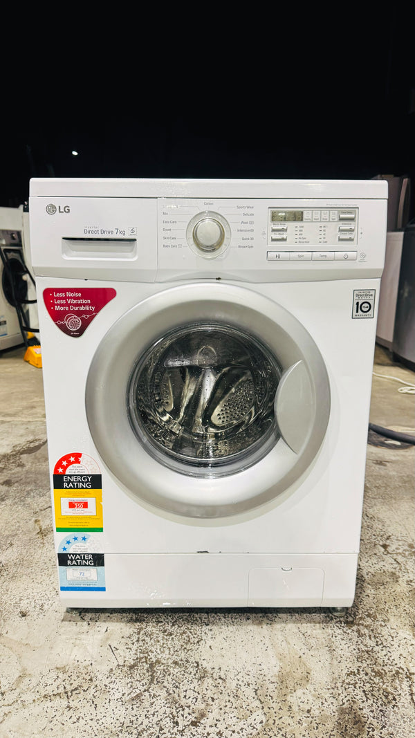 LG 7KGS FRONT LOADER WASHING MACHINE