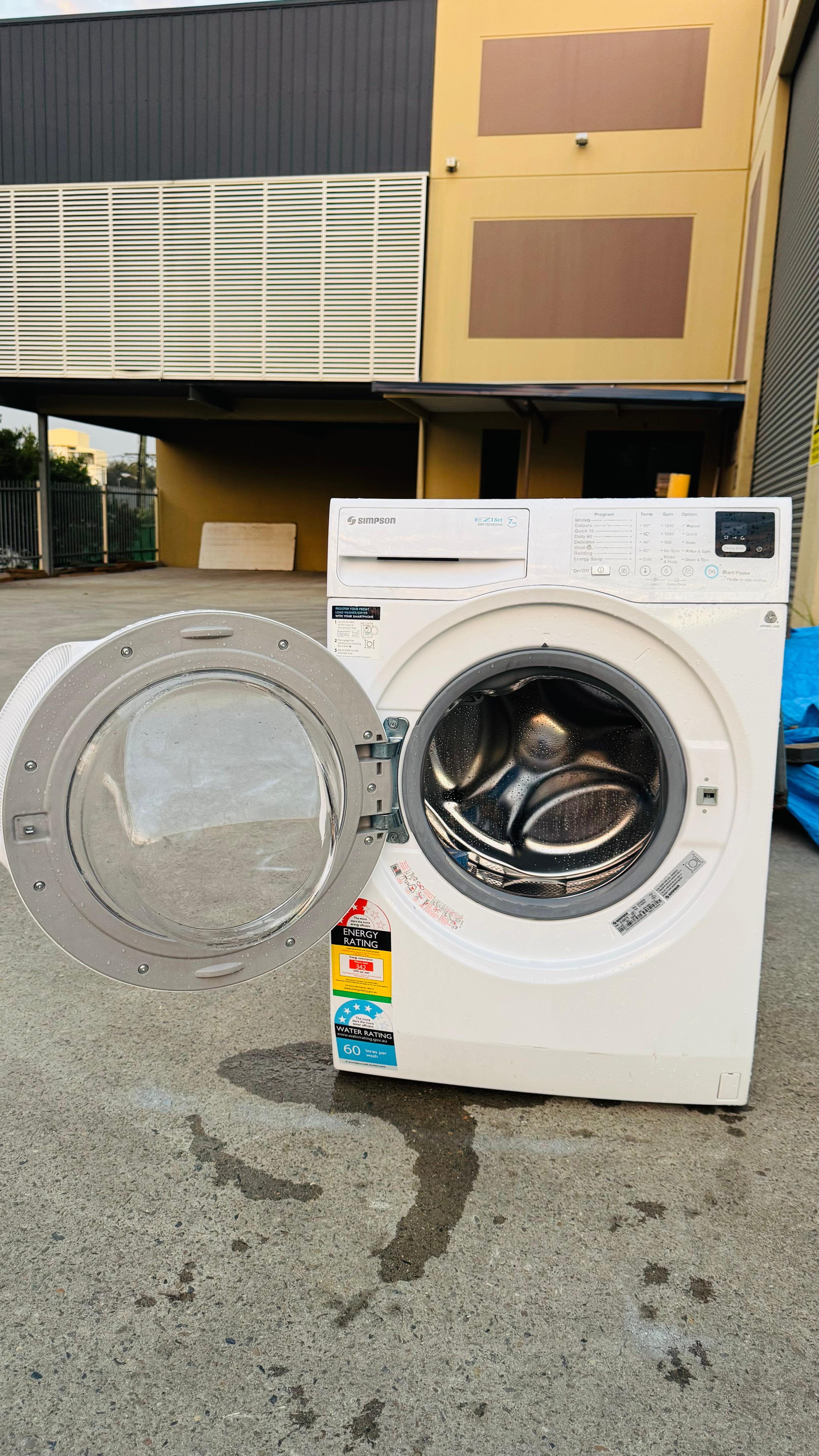SIMPSON 7 KGS FRONT LOADER WASHING MACHINE