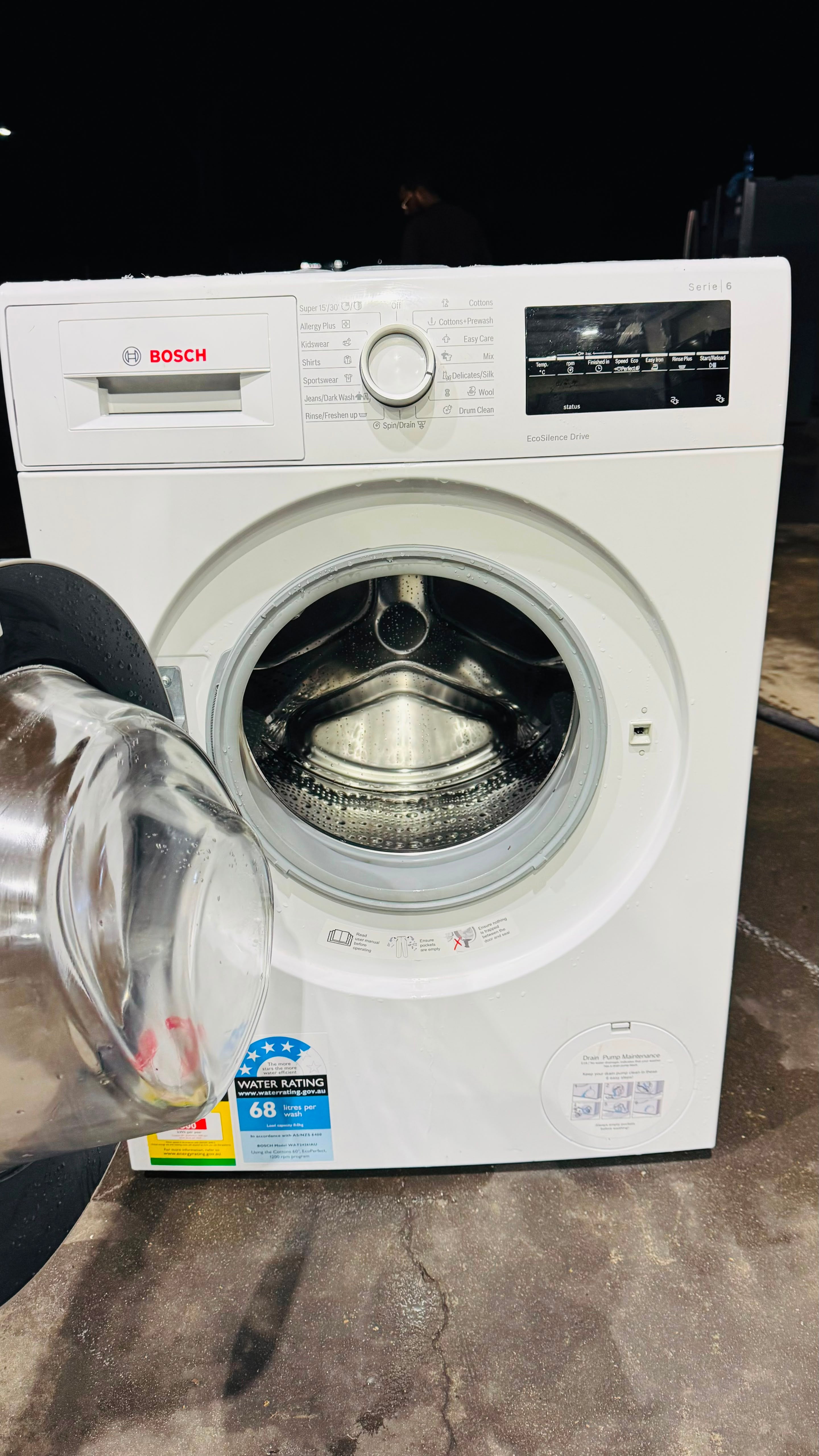 BOSCH 8KGS FRONT LOADER WASHING MACHINE