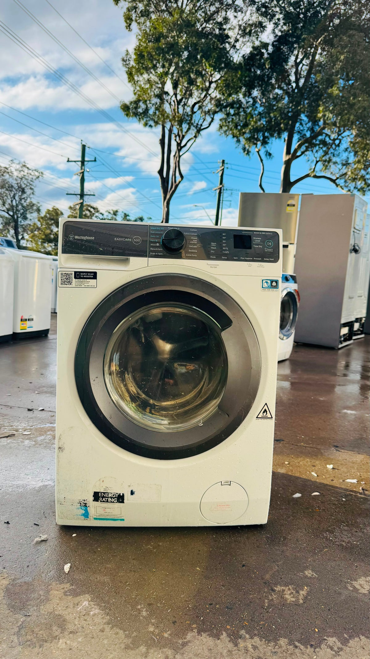ELECTROLUX 9KGS FRONT LOADER WASHING MACHINE