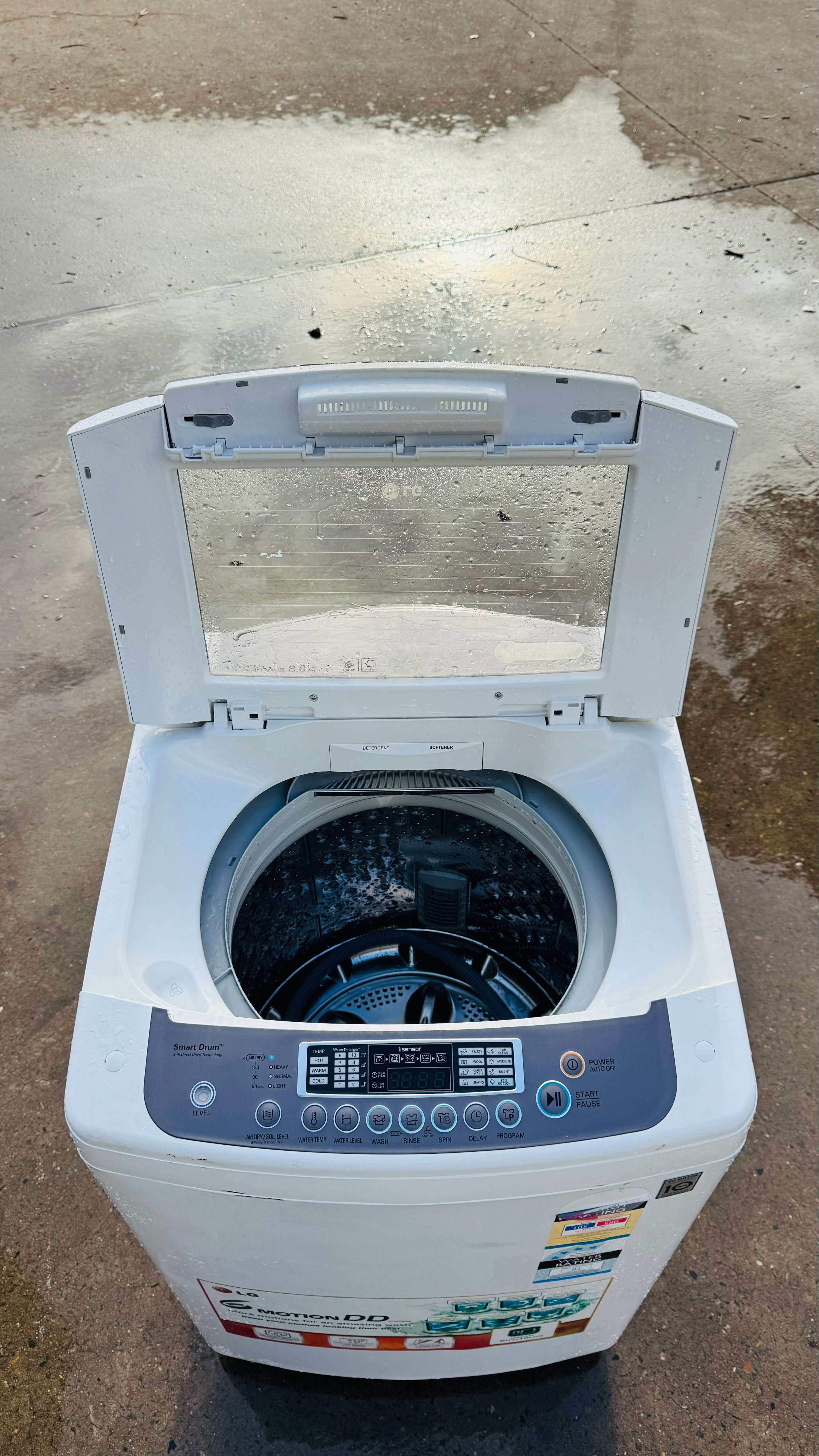 LG 8KGS TOP LOADER WASHING MACHINE