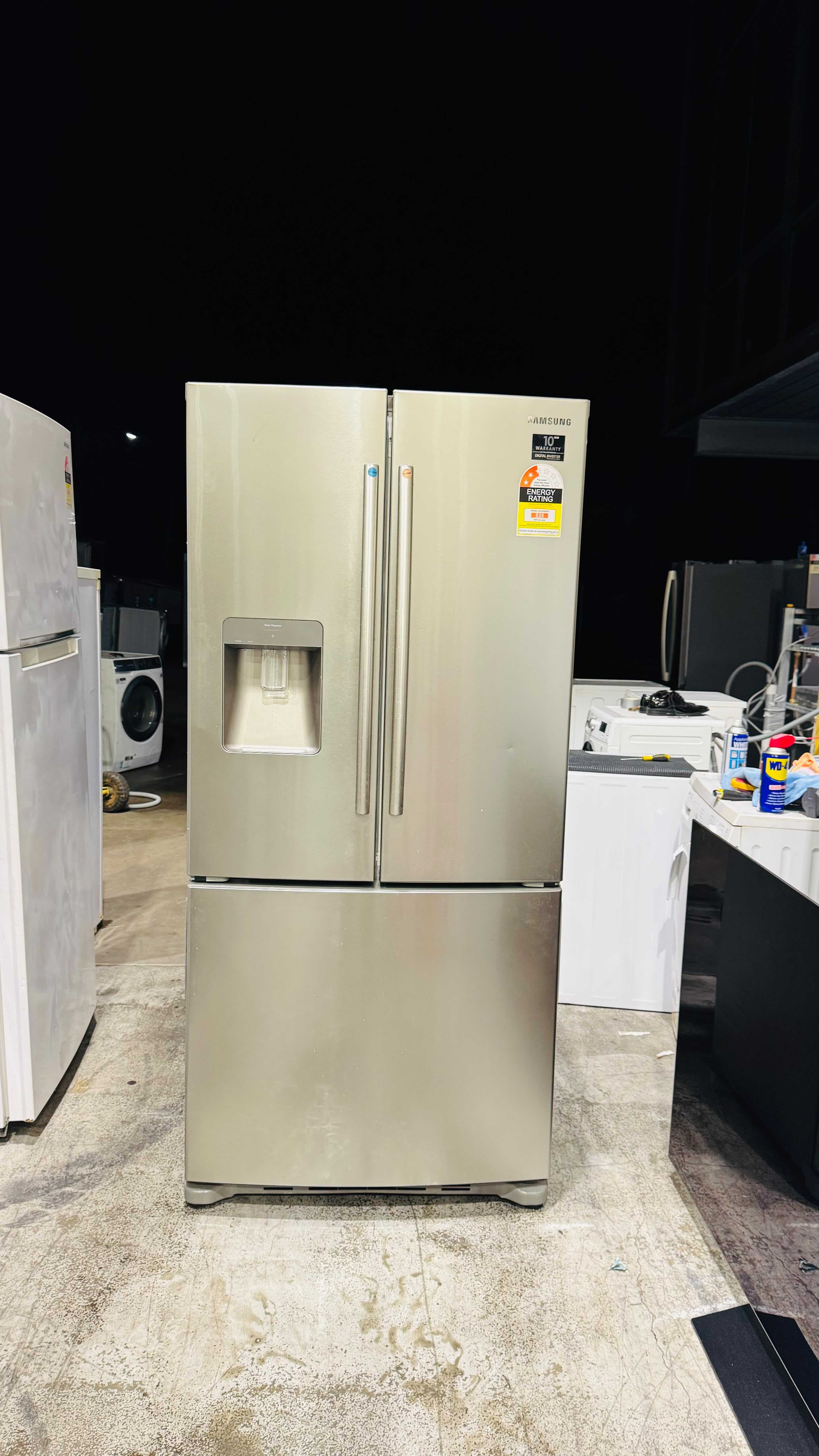 SAMSUNG FRENCH DOOR 533 FRIDGE FREEZER