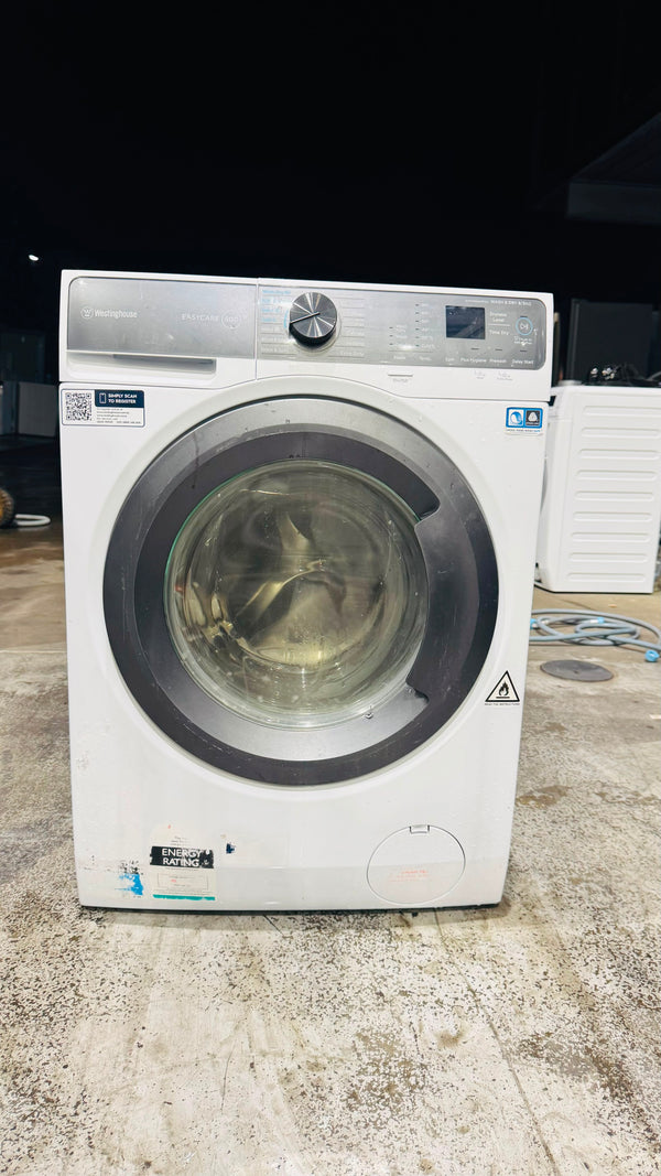 WESTINGHOUSE 9KGS FRONT LOADER WASHING MACHINE