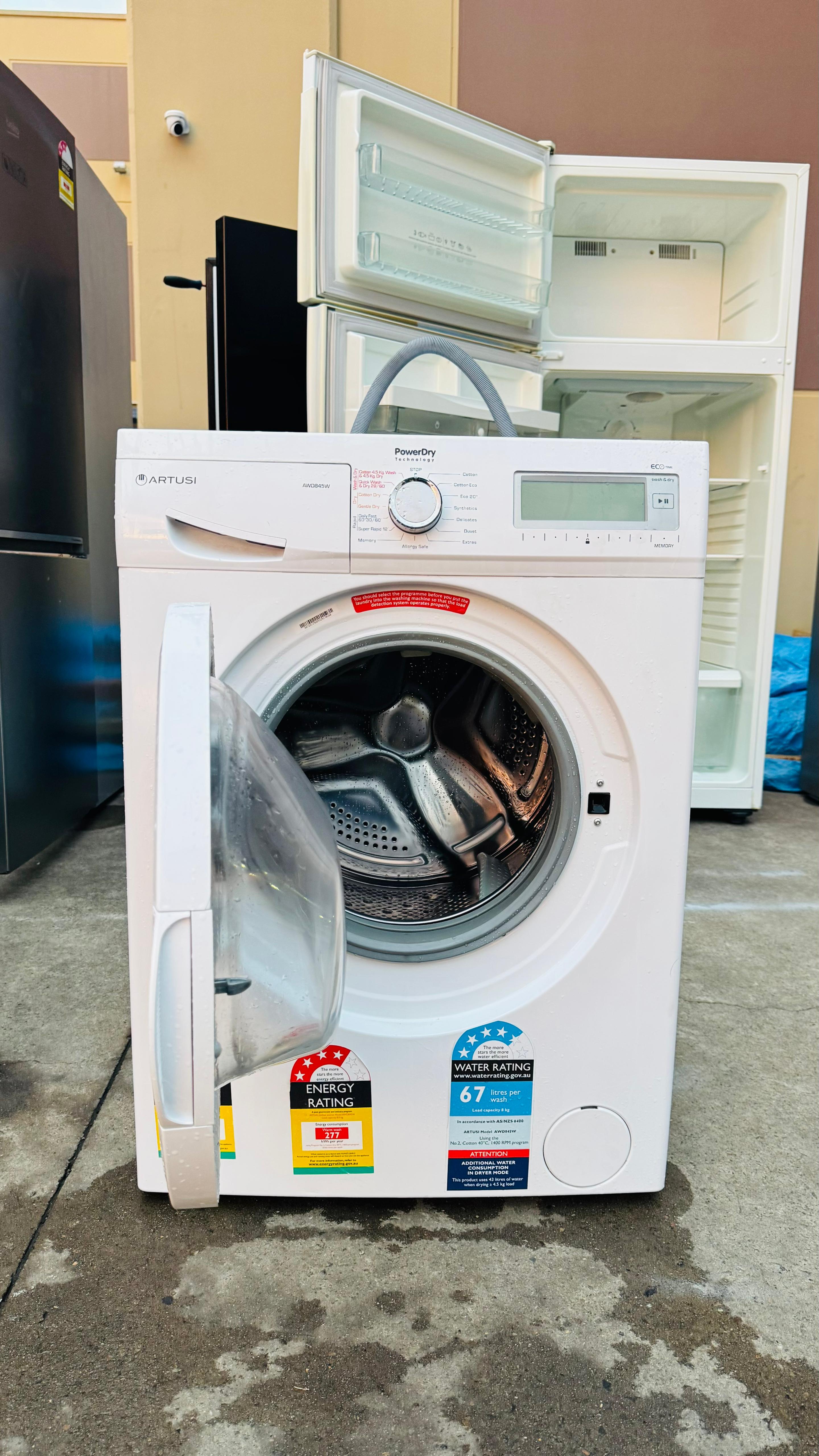 ARTUSI 8 KGS WASHING MACHINE ONLY