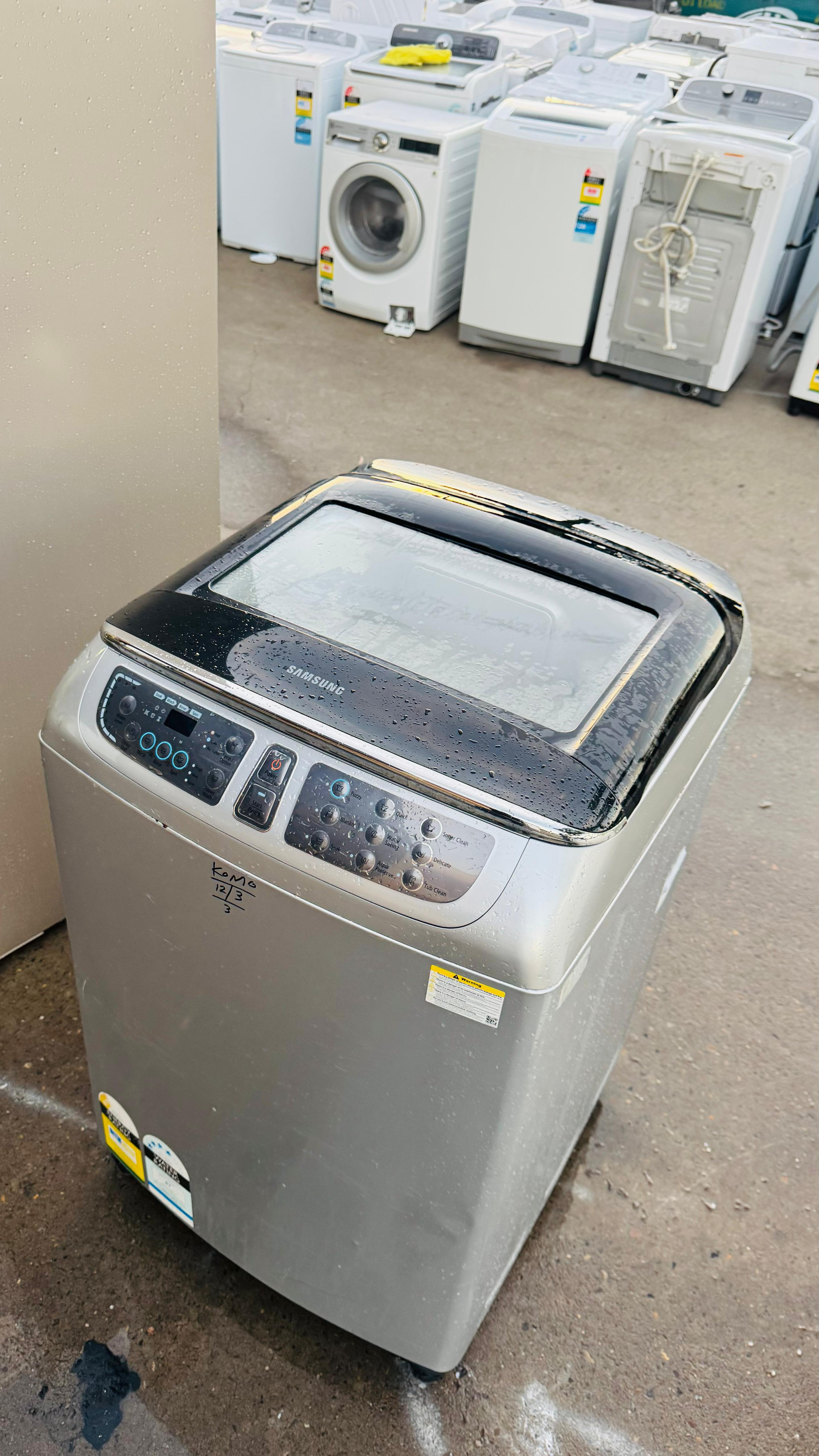 SAMSUNG 8.5KGS TOP LOADER WASHING MACHINE