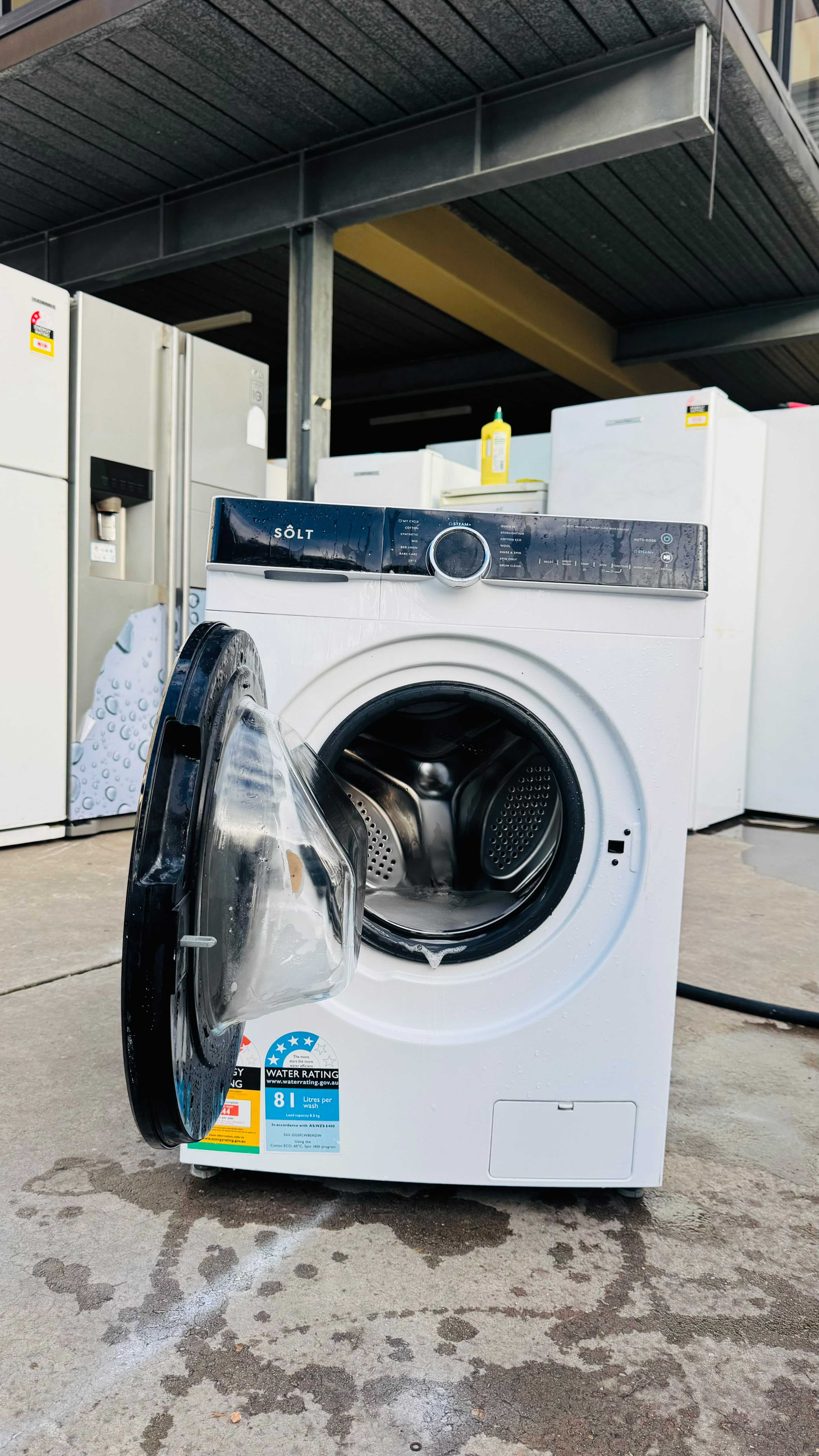 SOLT 8KGS FRONT LOADER WASHING MACHINE