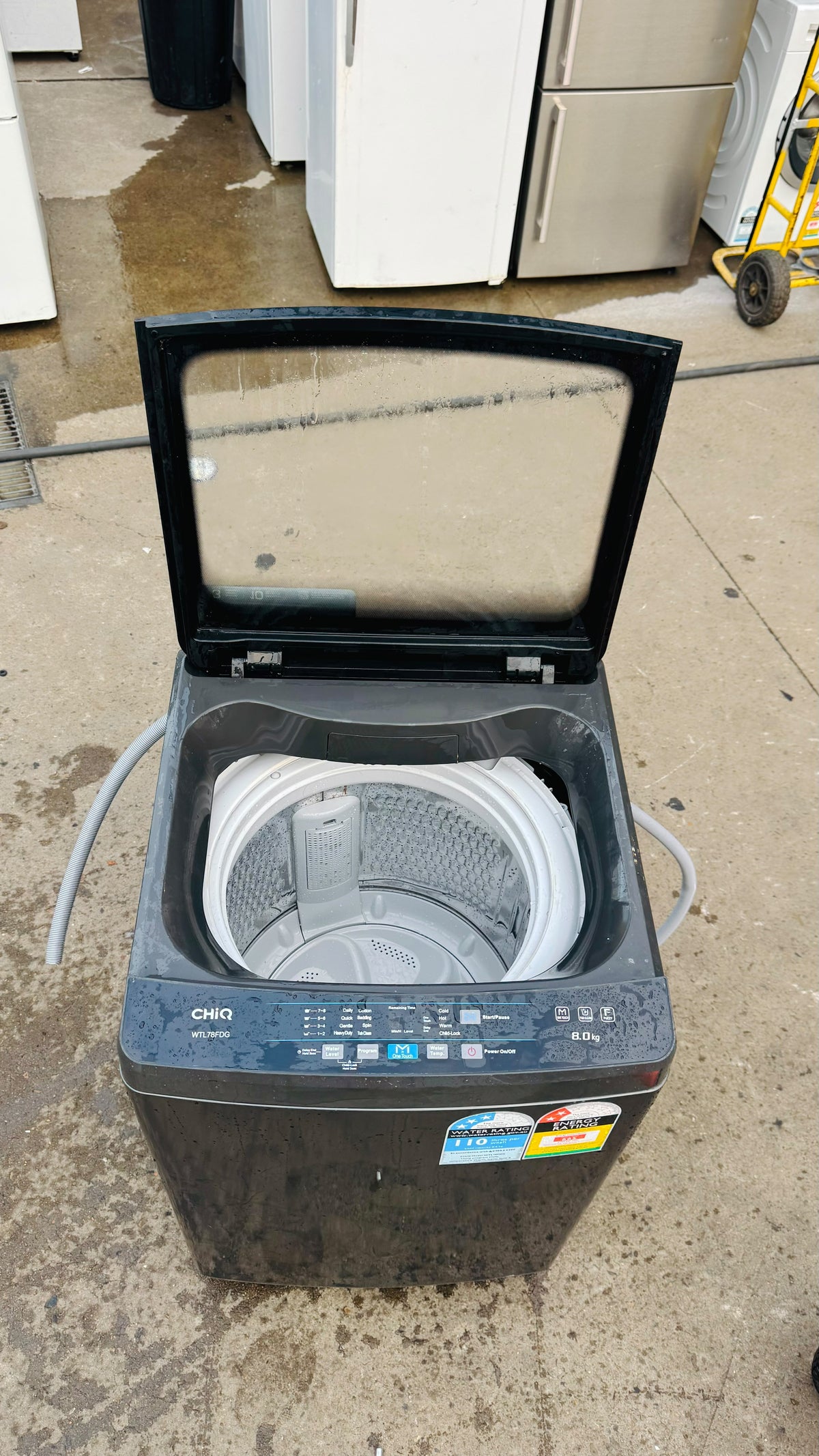 CHIQ 8KGS TOP LOADER WASHING MACHINE