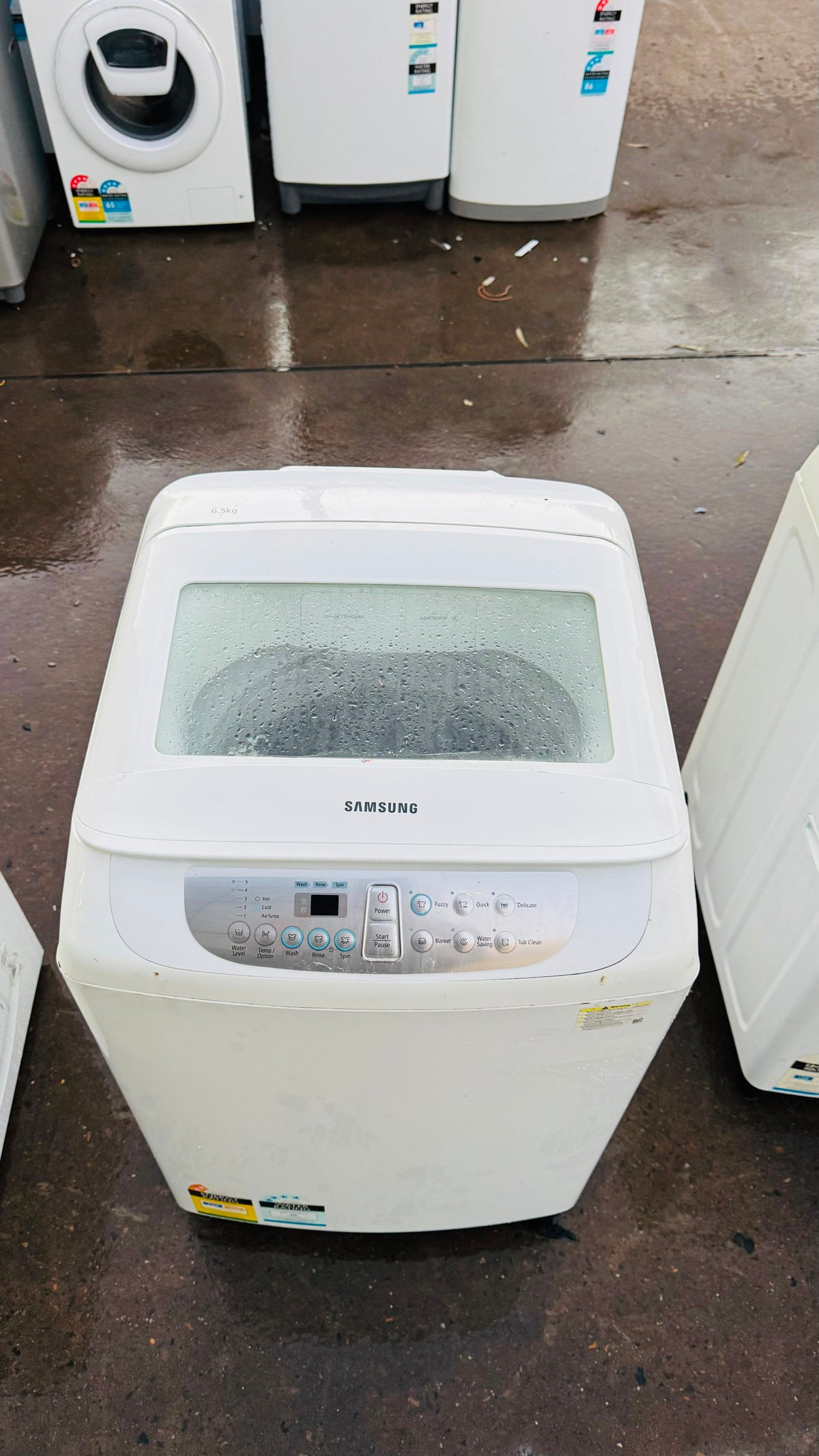 SAMSUNG 6.5KGS TOP LOADER WASHING MACHINE